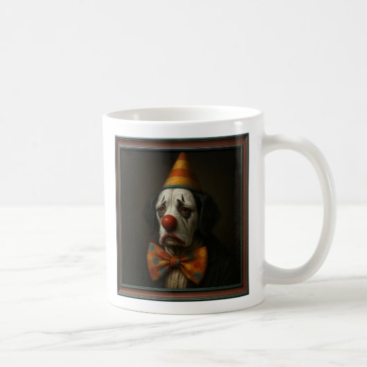 Sad Clown Dog Koffiemok (Rechts)