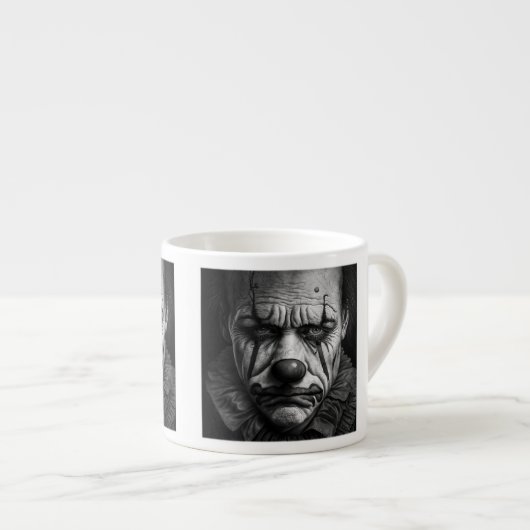Sad Clown Espresso Mok (Voorkant rechts)