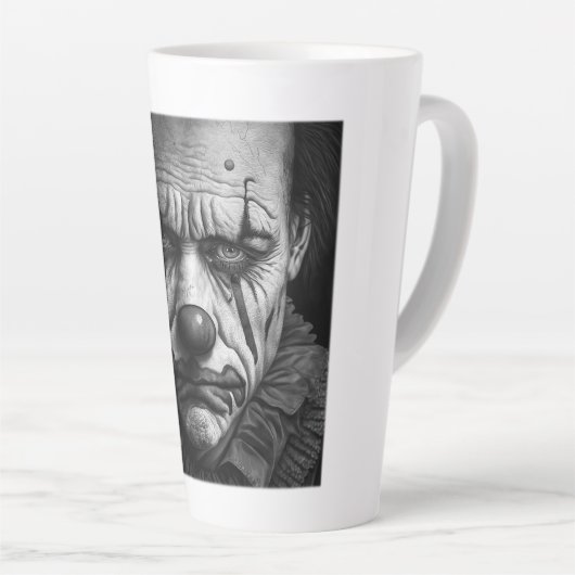 Sad Clown Latte Mok (Rechterhoek)