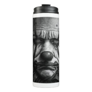 Sad Clown Thermal Tumbler Thermosbeker