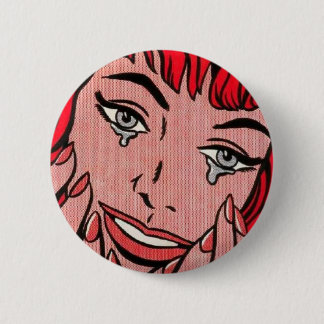 Sad Comic Ronde Button 5,7 Cm