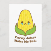 Sad Corn, Corny Jokes maakt me gek. Briefkaart (Voorkant)