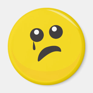 Sad Crying Cute Face Magneet