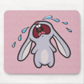 Sad Crying Rabbit | Bawling Bunny Muismat (Voorkant)