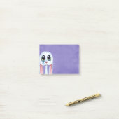 Sad Crying White Rabbit Illustration Post-it® Notes (Op bureau)
