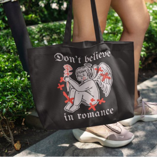 Sad Cupid Tote Bag
