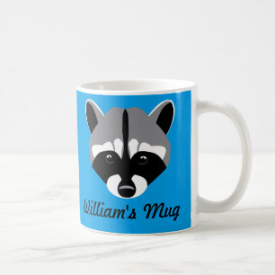 Sad Cute Raccoon Koffiemok