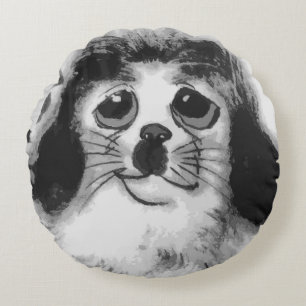 SAD DOG ROND KUSSEN