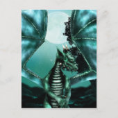 Sad Dragon Briefkaart (Voorkant)