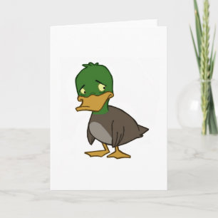 Sad Duck Kaart (leeg van binnen)