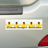 Sad Ducks Bumpersticker (Op auto)