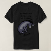 Sad Eeyore Quote T-shirt (Design voorkant)