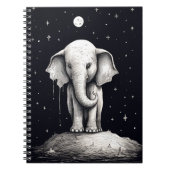 Sad Elephant Moon Notitieboek (Voorkant)