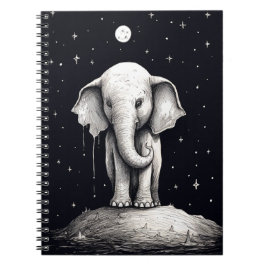 Sad Elephant Moon Notitieboek