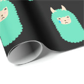 Sad Emoji Llama Cadeaupapier (Rol Hoek)