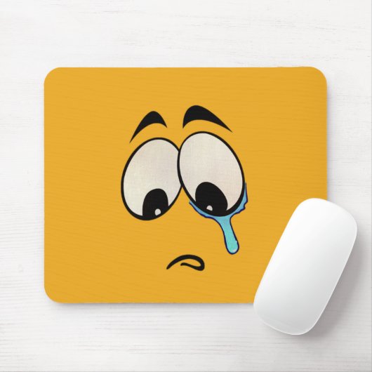 Sad Emoji Muismat (Met muis)