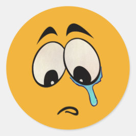Sad Emoji Ronde Sticker