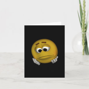Sad Emoticon Kaart