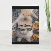 SAD EN UPSET-MISSING "U"KAART KAART (Voorkant)