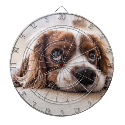 Sad-Eyed Cocker Spaniel Dog Dartbord (Voorkant)