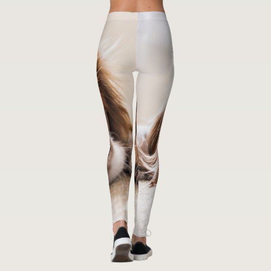 Sad-Eyed Cocker Spaniel Dog Leggings (Achterkant)