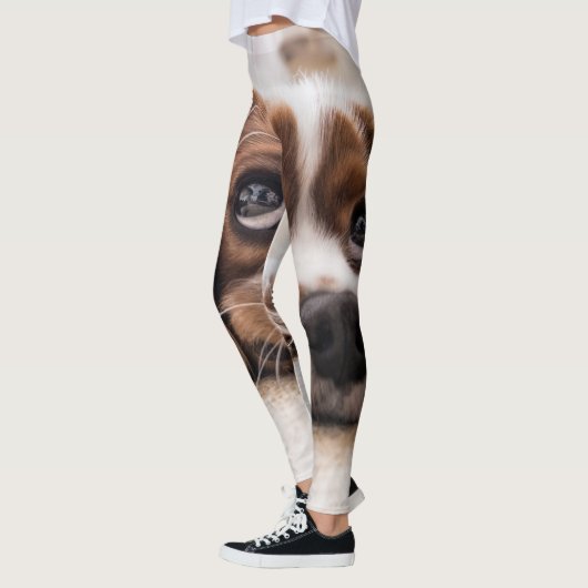 Sad-Eyed Cocker Spaniel Dog Leggings (Links)