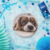 Sad-Eyed Cocker Spaniel Dog Papieren Bordje (Feest)