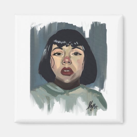 Sad eyes magneet (Voorkant)