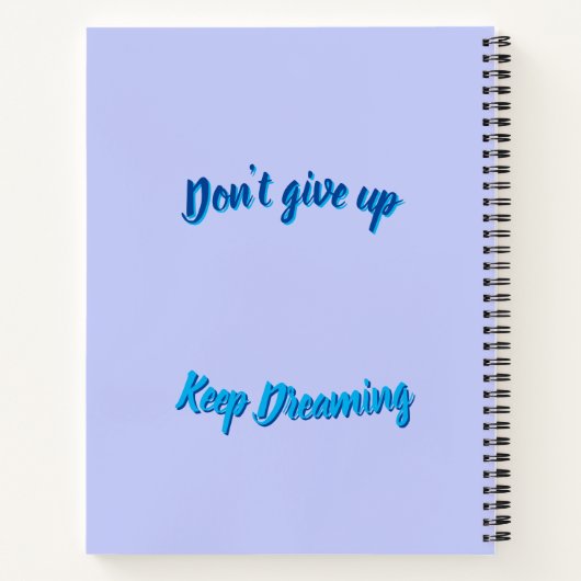 Sad eyes notitieboek (Achterkant)