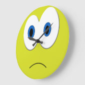 Sad Face Clock Grote Klok (Hoek)