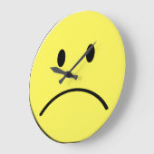 Sad Face Clock Grote Klok (Hoek)