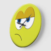 Sad Face Clock Grote Klok (Hoek)