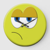Sad Face Clock Grote Klok (Voorkant)