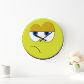 Sad Face Clock Grote Klok (Huis)