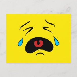 Sad Face Emoji Briefkaart