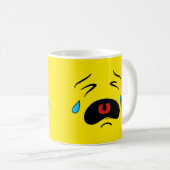Sad Face Emoji Koffiemok (Voorkant rechts)