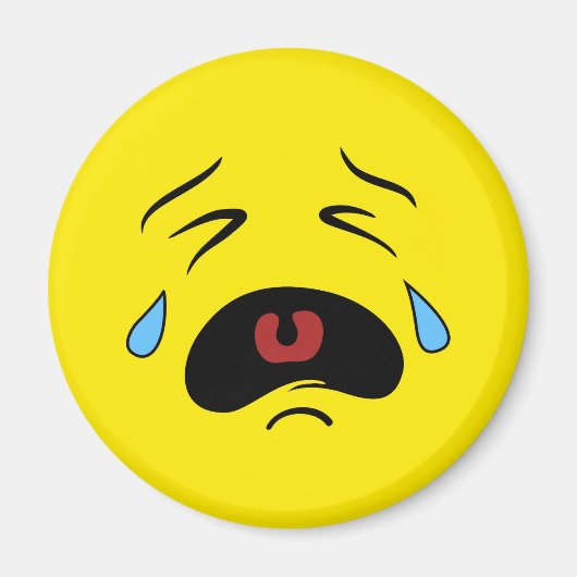 Sad Face Emoji Magneet (Voorkant)