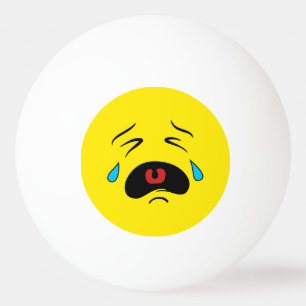 Sad Face Emoji Pingpongbal