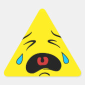Sad Face Emoji Sticker (Voorkant)