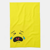 Sad Face Emoji Theedoek (Verticaal)