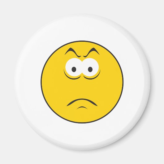 Sad Face Magneet (Voorkant)