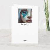 Sad Face, Ondersteuning voor een Vriend Kaart (Achterkant)