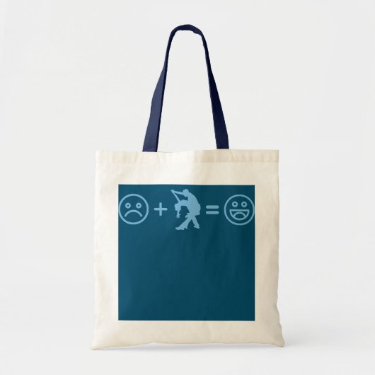 Sad Face Plus Salsa Dancing is Happy Smile Tote Bag (Voorkant)