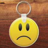 Sad Face Sleutelhanger (Voorkant)