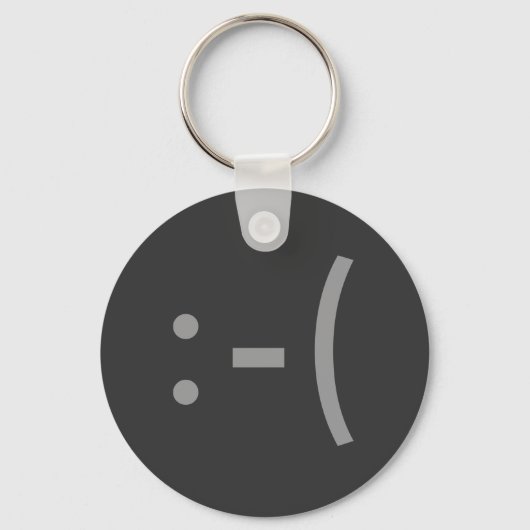 Sad Face Sleutelhanger (Voorkant)
