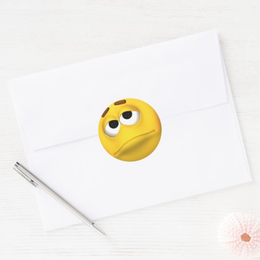 Sad Face Sticker (Envelop)