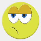 Sad Face Sticker (Voorkant)