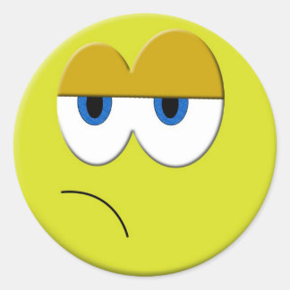 Sad Face Sticker