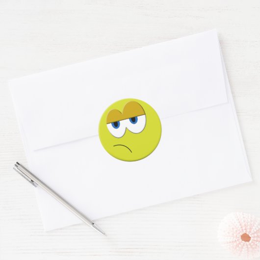 Sad Face Sticker (Envelop)