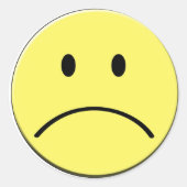 Sad Face Sticker (Voorkant)